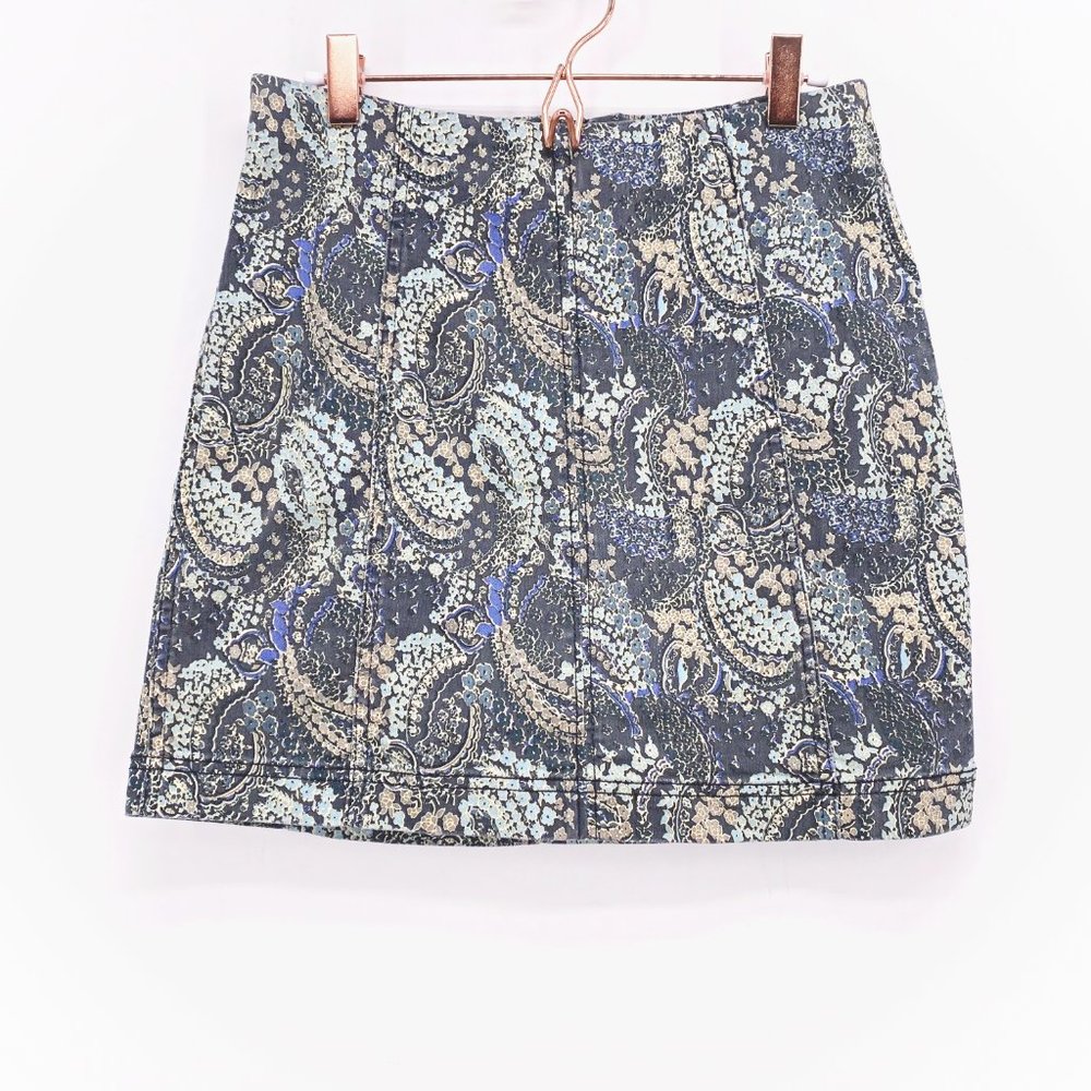 Free People Modern Femme Printed Mini Skirt